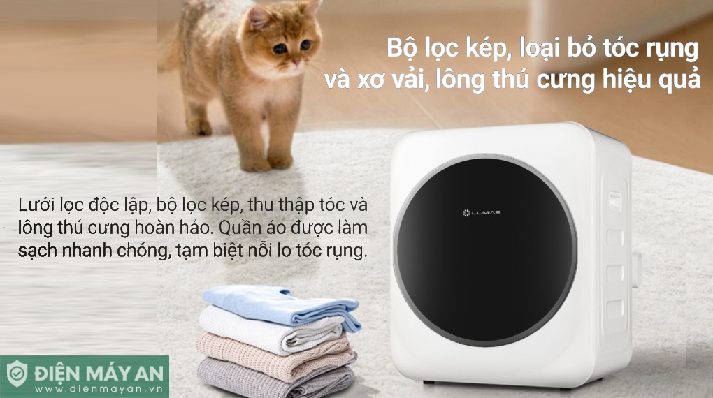Máy sấy thông hơi LUMIAS 4kg WCD-268W